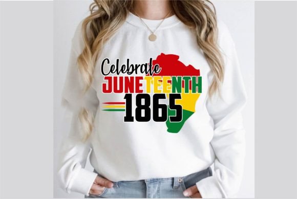 Celebrate Juneteenth 1865 T-Shirt Design Graphics