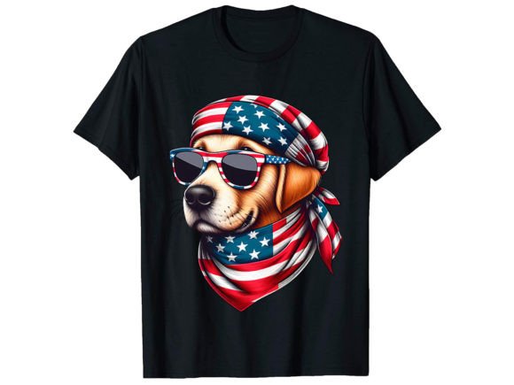Dog 4th of July T-Shirt Graphics