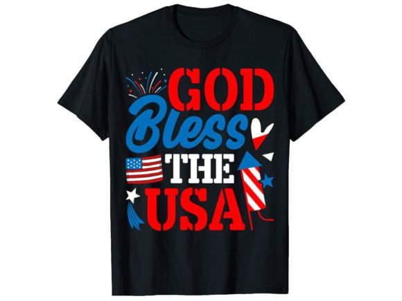 God Bless the Usa Graphics and T-Shirt Designs