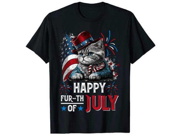 Happy Fourth of 4th of July T-Shirt Graphics