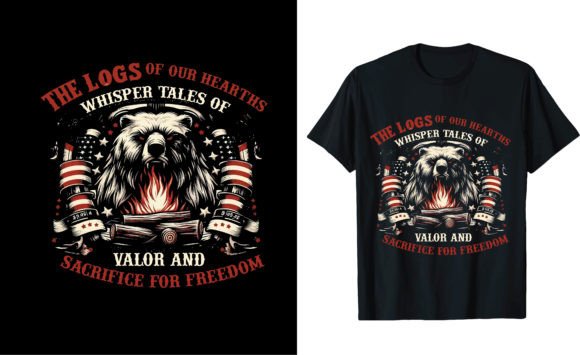 He Logs of Our Hearths T-Shirt Design Graphics