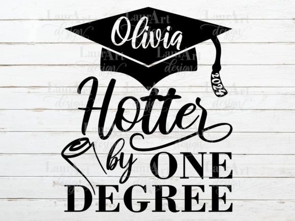 Hotter by One Degree Graduation Cap 2024 Graphics