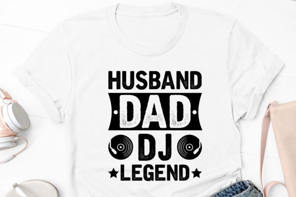 Husband Dad DJ Legend Graphics