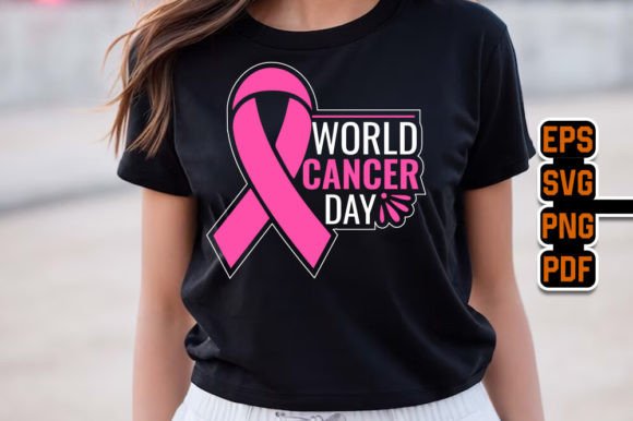 Unique World Cancer Day T-Shirt Design Graphics